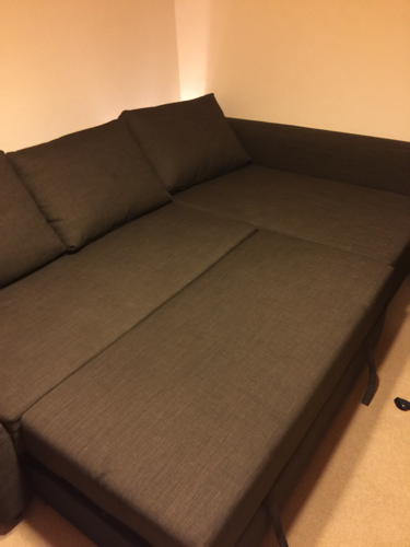 IKEA★大型コーナーソファ★収納つき★ダブルサイズのベッドとしても★