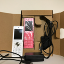 WILLCOM 携帯電話2台 ホワイト＆ピンク