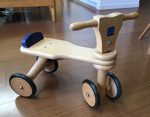 ボーネルンド木製バイク Kan Chan 市川のおもちゃ 乗用玩具 の中古あげます 譲ります ジモティーで不用品の処分