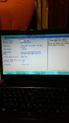 ノートパソコン Toshiba RX3 TM240E/3HD win7 core i5