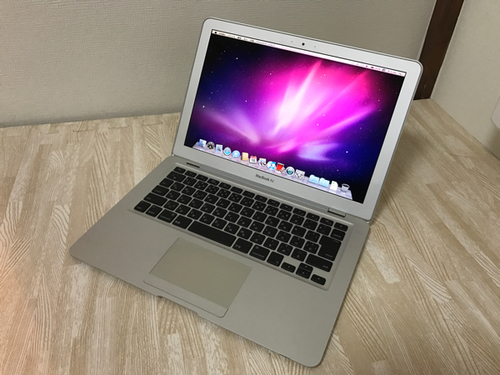 【値下げ】Mac book air A1304 C2D MEM2G 新品東芝HDD200G OSX10.6 OH済み
