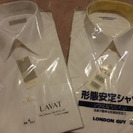 白いワイシャツ×２着●半袖●新品