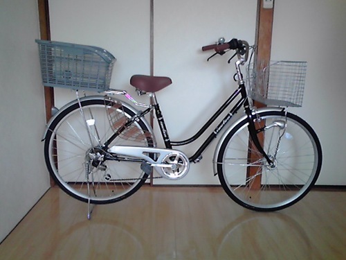 BAAマーク付き26インチ(新品・未使用)　ママチャリ（買い物仕様）ハブダイナモLEDライト　外装６段変速