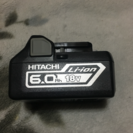 HITACHI純正充電バッテリー18V6Ａ