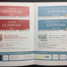 アクタスACTUS優待券 10000円+2000円