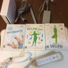 wii本体、バランスボード、wii fit plus他