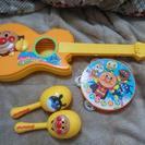 アンパンマン３種。楽器おもちゃセット。