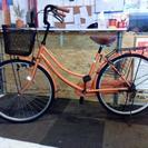 [セール!]26インチ自転車　オレンジ