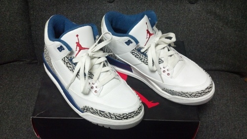 エアジョーダン AIR JORDAN 3 RETRO white/true blue 2011年の復刻モデル