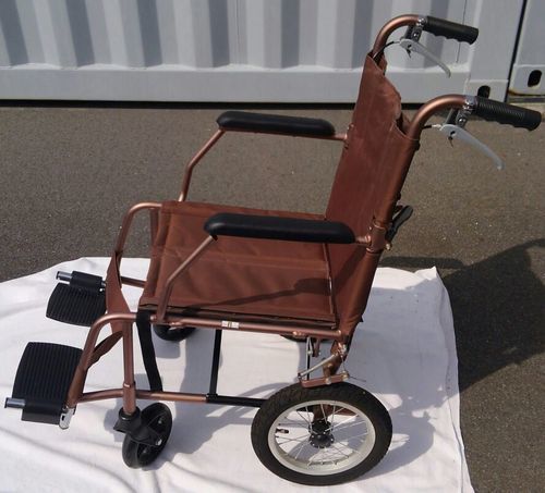 車椅子 介助 マキライフテック NR-100BB 折り畳み車椅子 美品 介護