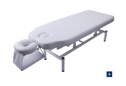 【白】施術ベッド 手動高さ調節可能