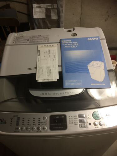【取引中】サンヨー製 洗濯機 ASW-E10ZA