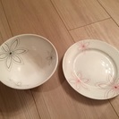 Franc Franc 花模様の皿＆茶碗