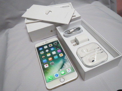 お気に入りの 【美品】SoftBank iPhone6plus128G Gold 付属品全てあり・全て未使用 携帯電話/スマホ