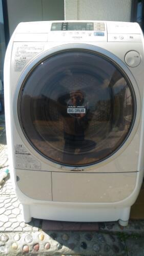 日立電機洗濯乾燥機　風アイロン　ビックドラム