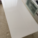 木製 ホワイトローテーブル