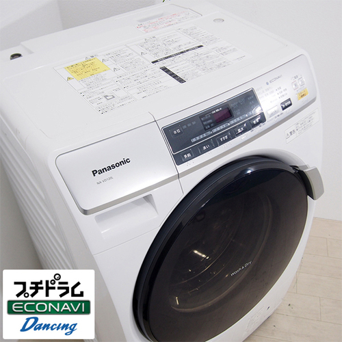 極美品 Panasonic マンションサイズのプチドラム NA-VD120L エコナビ搭載 [HA97]