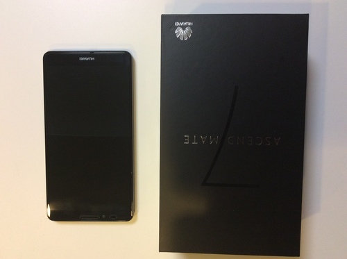 値下げ【SIMフリースマホ】HUAWEI Ascend Mate7 ブラック 超美品 6インチファブレット