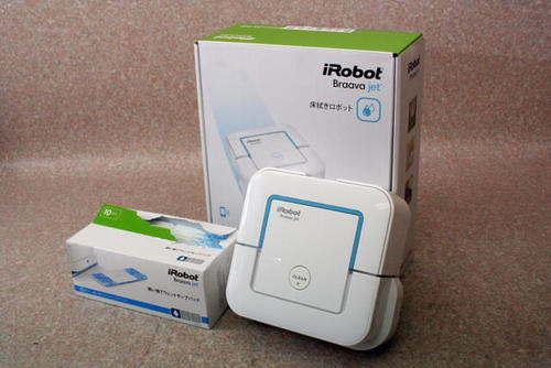 ●美品　iRobot Braava jet240 2016年製　ウエットパッド９枚付き　床拭き掃除ロボット