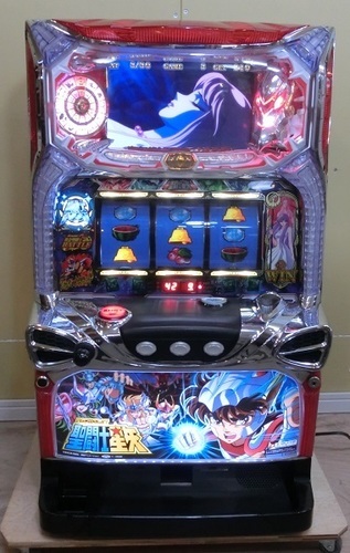 【販売終了しました。ありがとうございます。】パチスロ実機　聖闘士星矢　コインレス機能付き　中古品