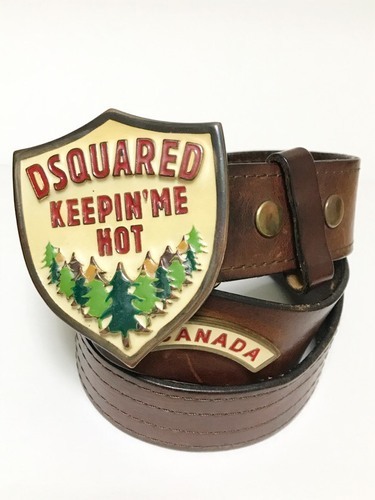 DSQUARED KEEPIN'ME HOT ベルト ブラウン 茶 Dsquared2 F/W 2004