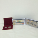 東京五輪記念コインとシンガポールコイン切手セット