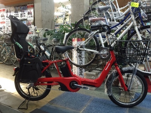 １７モデル　パナソニック 子供乗せ電動自転車ギュットアニーズDX ロイヤルレッド BE-ELMA032