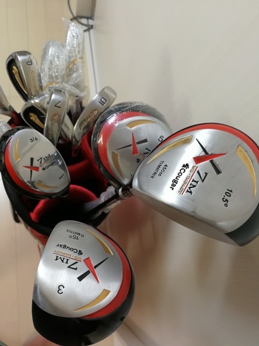 半額以下】クーガー（Cougar）メンズ17点ゴルフクラブセット【美品  