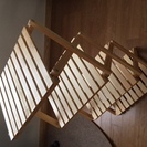 コーナンラック　木製折り畳み棚　4段