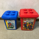 LEGOブロック 赤箱、青箱