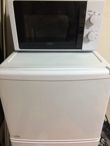 2014年製　cuma amadana(キューマアマダナ) 2ドア冷蔵庫 （120L） CM-RF120-WH（値下げしました）