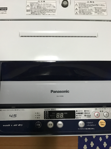 ＊美品＊Panasonic洗濯機4.5kg