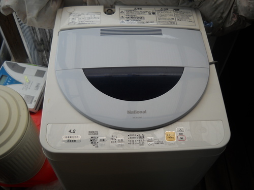 ナショナル　全自動洗濯機　４，２キロ