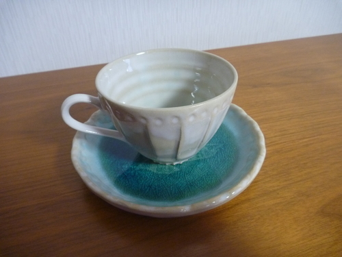 【値下げしました！！】　コーヒーカップ、ソーサー　５客セット（未使用）
