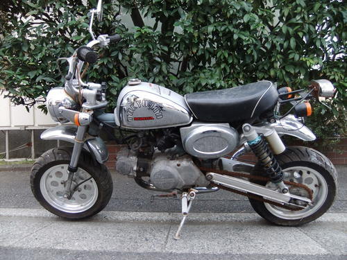 ホンダ 中華モンキー不動車 カスタムパーツ多数 レストア用 書類有り