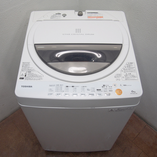 良品 2013年製 東芝 6.0kg 洗濯機 CS88