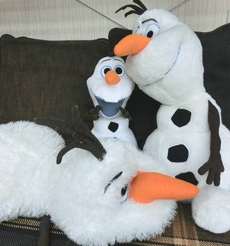 ディズニー アナと雪の女王 オラフ ぬいぐるみ 3体セット Bigぬいぐるみ 人形 中古品 Y 福助 元町店 元町のおもちゃ ぬいぐるみ の中古あげます 譲ります ジモティーで不用品の処分