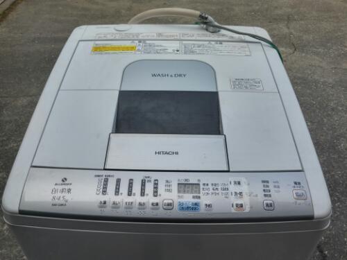 HITACHI    全自動洗濯乾燥機　　NW-D8KX形