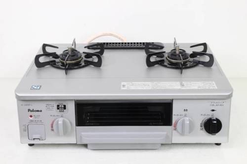 048) Palomaパロマ　ガステーブル ガスコンロ IC-330SF-1L 2015年製 都市ガス 左強