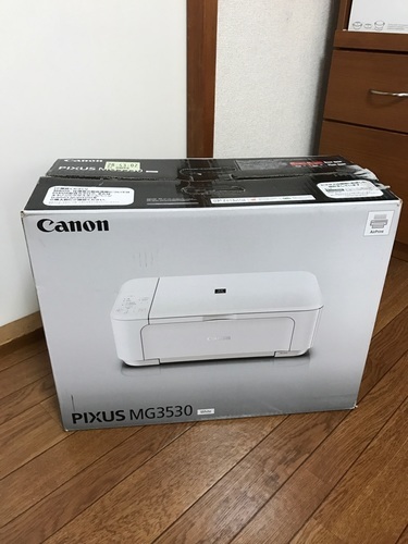 【商談中】 ★Canon ピクサス A4プリンタ インクジェット複合機 PIXUS MG3530 ホワイト 未使用品★