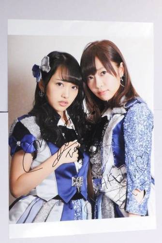 AKB48グループ新聞 12月号 サイン入り表紙写真　指原莉乃×向井地美音　検akb新聞当選抽プレ非売品HKT