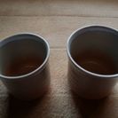 萩焼きの夫婦茶碗
