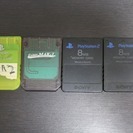PS PS2 メモリーカード 各2個ずつ