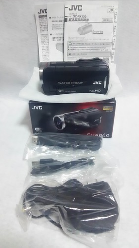 【期間限定】ビクター Evrio GZ-RX130-B ★防水仕様・大容量内臓メモリー64GB★ USED