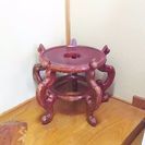 色彩豊かな大きな壺！  旅館やホテルの入口応接室にいかがですか？