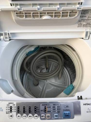 HITACHI 日立 NW-7KY 7kg 全自動洗濯機 簡易乾燥付（2010年製）