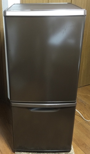 美品★Panasonic/パナソニック 2ドア冷凍冷蔵庫 NR-B146W-T 138L ブラウン 2014年製★
