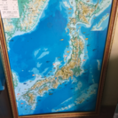 壁掛け立体日本地図