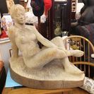 木彫り婦人像◆日展作家松本繁来作◆裸婦像◆湯河原町・頓珍館◆◆3...