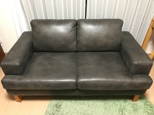 [お客様ご成約]お値下げ！【美品】＝noce(ノーチェ)＝２人掛けソファ（値下げ交渉承ります！）